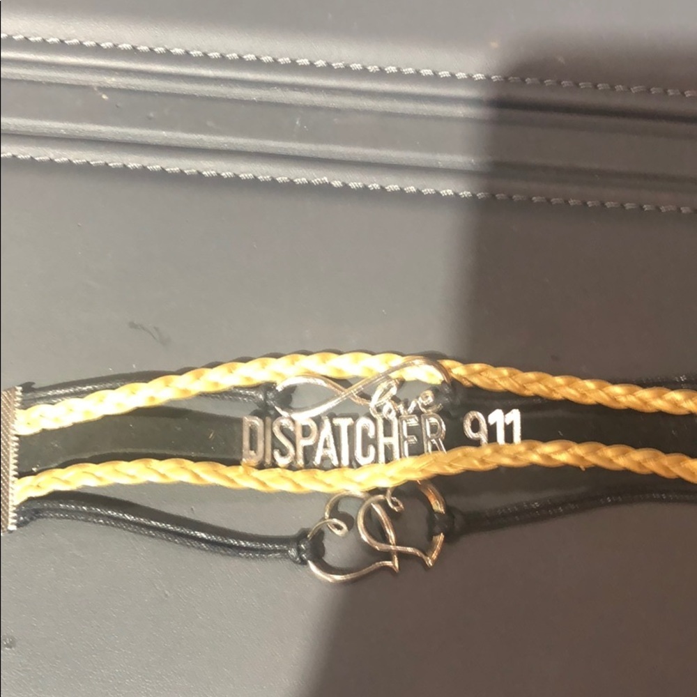 5/$25.00 Dispatchers 911 bracelet leather